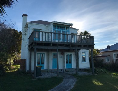 <p>Sun rising behind Fantail House.</p>